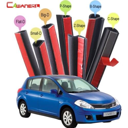 Cawanerl Car Rubber Sealing Strip Kit Weatherstrip Seal Edging Trim For Nissan Medalist Bluebird Maxima Tiida Cima Sunny