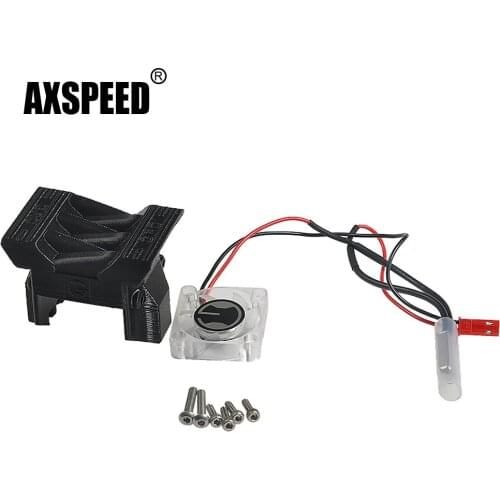 AXSPEED TRX4 ESC Heatsink Radiator Cooling Fan for TRAXXAS TRX-4 1/10 RC Crawler Car Upgrade Parts Accessories