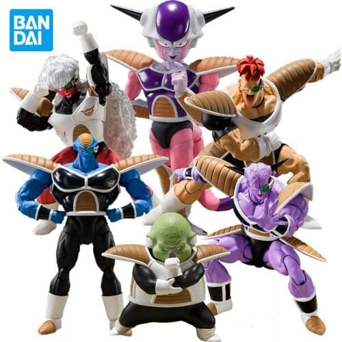 Bandai Shf Dragon Ball Z Frieza Ginyu Jeice Recoom Burter Guldo Movable Figure Model Toys Children Birthday Christmas Gifts