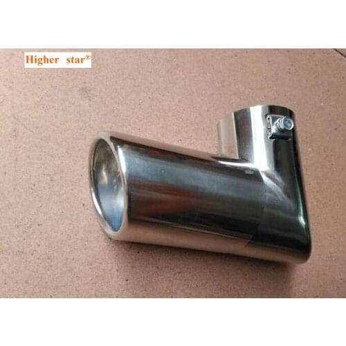 Higher star stainless steel car muffler,silencer,end pipes cover with logo for Passat B5