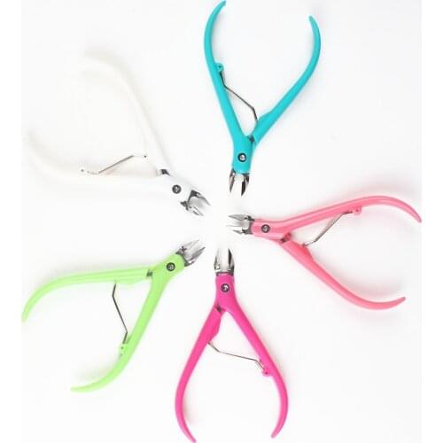 ABS Handle Toenail Ingrown Nail Art Cuticle Nipper Clipper Edge Cutter Manicure Scissor Plier Tool Pedicure Dead Skin Remover