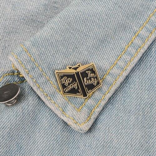 Cat Read Pin Reader Brooches Reading Badges Literary Lapel pins Book Quote Jewelry Book Lover Gifts Men women