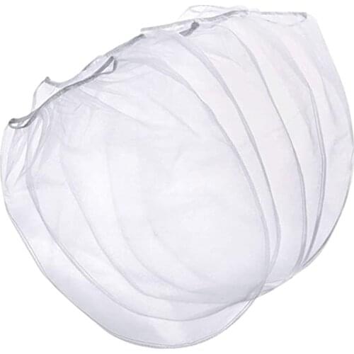 Paint Strainer Bag 5 Gallon Paint Strainer with Elastic Top Opening White Fine Mesh Filters Bag for Paint Gardening