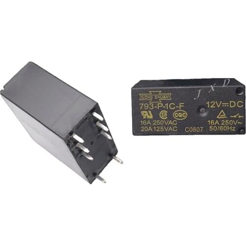 HOT NEW 12V relay 793-P-1C-F 793 P 1C F 793P1CF 12VDC DC12V 12V 16A 20A 8PIN