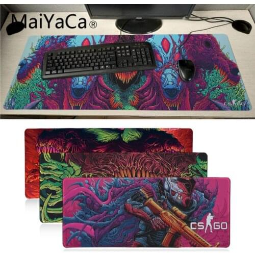 Maiyaca My Favorite hyper beast 4k XL Lockedge Large Gaming Mouse Pad Laptop Computer Mat CS GO Keyboard desk mousepad for PC