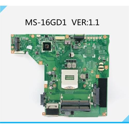 MS-16GD VER 1.1 MS-16GD1 motherboard For MSI GE60 CR60 GP60 CX61 laptop motherboard DDR3 integrated graphics 100% test ok