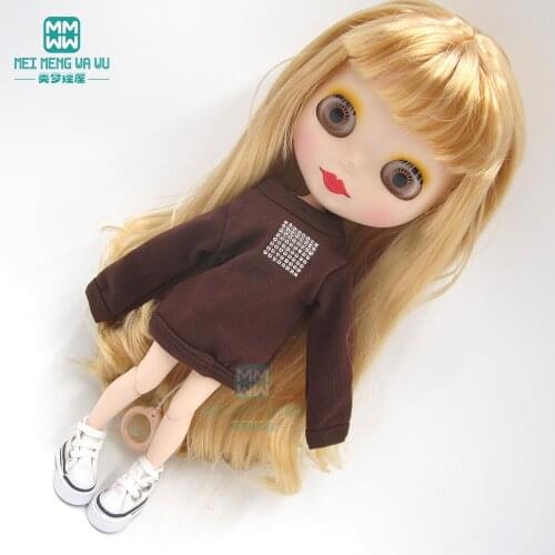 Clothes for doll fit 1/6 28-30cm blyth Azone OB23 OB24 fashion sportswear Jeans, T-shirts