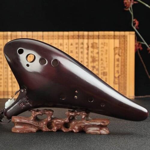 Great sound 16 holes BC ocarina multichamber BASS C flute music instrument