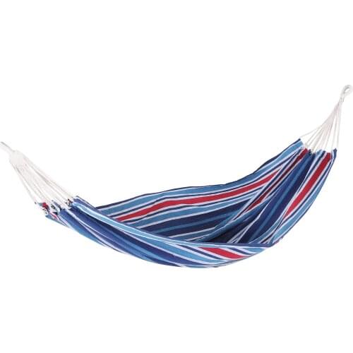Outsunny HAMMOCK hanging 210x150 cm COLOR Blue for 2 person Beach Swimming Pool Jardin Camping 70% algodon