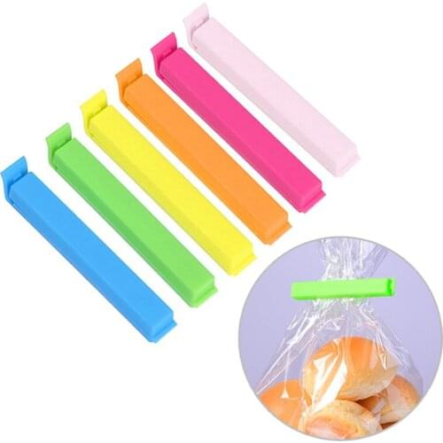 Plastic Bag Sealer Snack Fresh Food Storage Bag Clips Kitchen Tool Accessories Mini Vacuum Sealing Clamp Food Clip