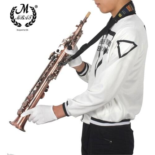 M MBAT Saxophone Neck Strap Light Weight Adjustable Sax Strap High Elasticity Cotton Padded Hook Clasp Saxophone Accessories