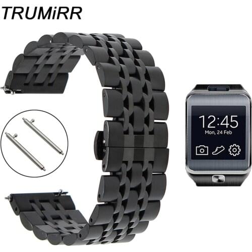 22mm Stainless Steel Watch Band Quick Release Strap for Samsung Gear 2 R380 Neo R381 Live R382 Moto 360 2 46mm Wrist Bracelet