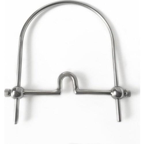 Sex Fetish Bandage Kits Stainless Steel Surround Neck Mouth Stopper Plug Adult Restraint Fantasy Slave Sex Flirting BDSM Toys