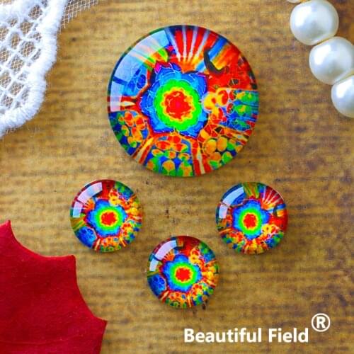 12mm 25mm 14mm 16mm 18mm 20mm Photo Glass Cabochons Round Cameo Set Handmade Settings Stone Painting IMYH638