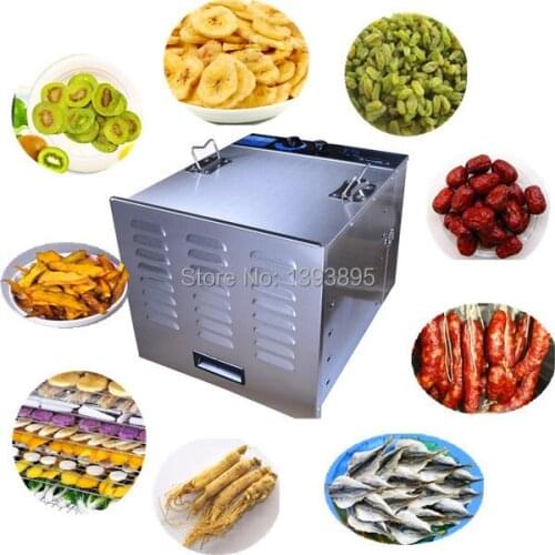 Stainless steel food dehydrator dryer drying machine