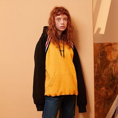 Streetwear BF Harajuku Men Women Hooded Hoodies Winter Velvet Thicken Warm Pullover Sweatshirts Ladies Oversized Jumpers Top