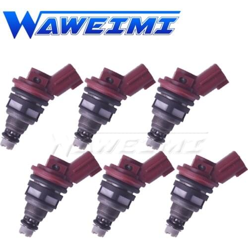 WAWEIMI Brand New 6x Fuel Injector Nozzle 16600-96E00 For Nissan Maxima SE GXE GLE 3.0 V6 1992-1999 1660096E00