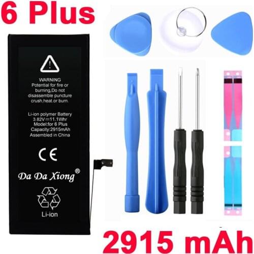 100% original Brand DaDaXiong 2915mAh Genuine Li-ion Mobile Phone Accessory Replacement Battery Pack for iPhone 6 PLUS