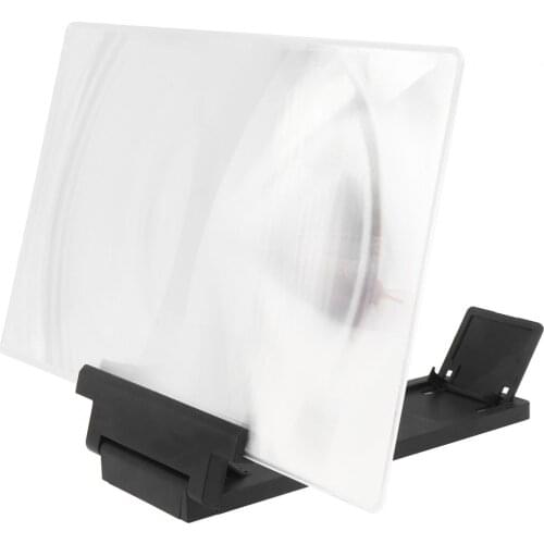 12Inch 3X Enlarged Foldable SmartMobile Phone Screen Magnfier Mobile Phone Bracket Amlipfier Desktop Holder vedio enlargement