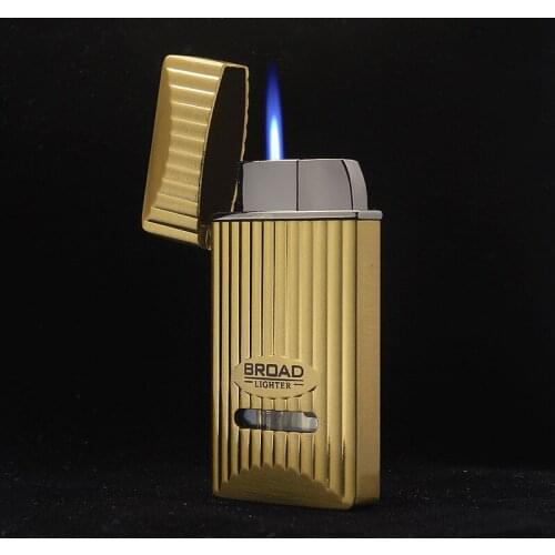 2020 Ping Sound Torch Lighter Visible Gas Lighter Metal Turbo Butane Jet Cigar Cigarette Lighters Gadgets For men Gift