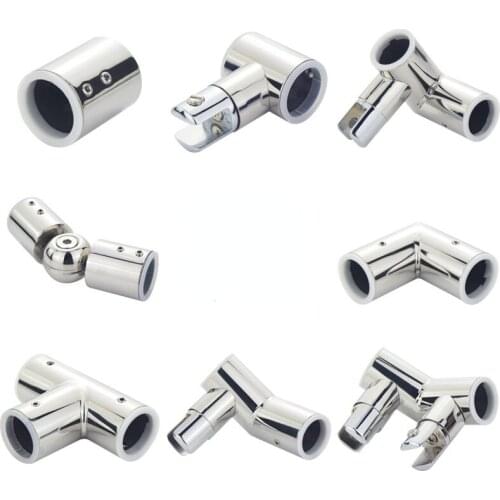 25mm Pipe Stainless Steel 304 Shower Room Pull Rod Fittings Bathroom Glass Fixed Clip Pull Rod Glass Flange Seat Pull Rod Hanger