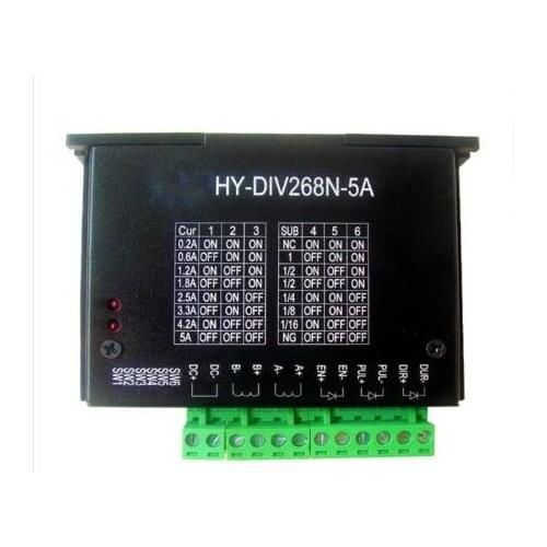 5pcs/lot TB6600 stepper motor driver 2phase 12-48VDC 5A for NEMA17 23 motor CNC router controller