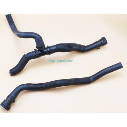 95390887 95390883 9075007 9075008 Set of 2 RADIATOR Three-way Water Pipe Inlet & Outlet Hose For 2010-2015 Chevrolet Cruze