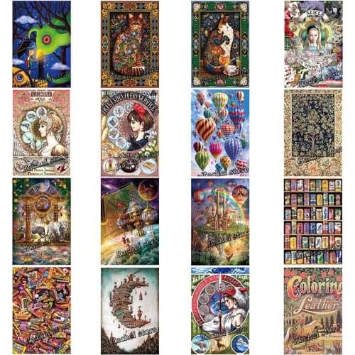 Diy diamond painting stickers diamond embroidery kit 50 to 200 colors full square and round diamonds MH21603