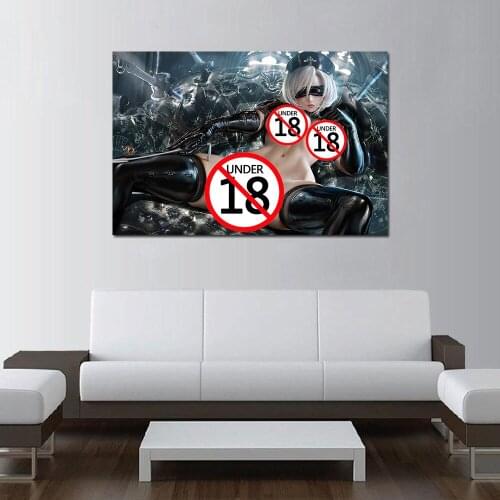 Anime Cool Girl Sexy Beauty Modern Art Canvas Paintings For Living Room Bedroom Posters And Prints Wall Pictures Home Decor