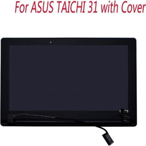 Free shipping Original For Asus taichi 21 TAICHI 31 Touch LCD screen Assembly full set ( two lcd display together ) With Cover