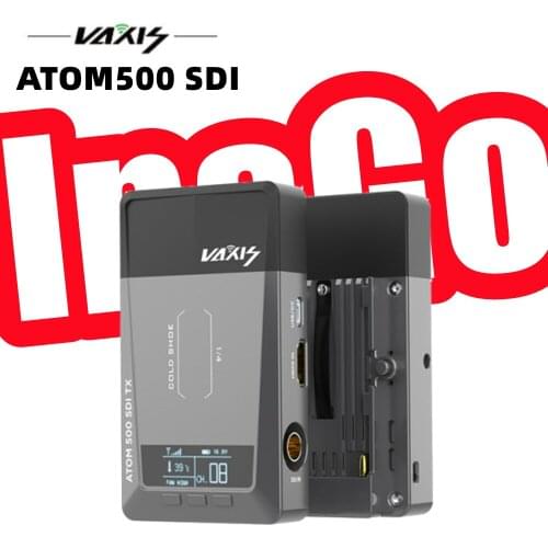 Vaxis ATOM 500 SDI 500ft Wireless Video Transmission System For LIVE Monitoring Video 1080P HD Transmitter Receiver