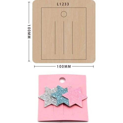 Hairpin Storage Board Cutting Mold Wood Dies New Design Craft Die Decoration Scrapbooking Paper Card Craft