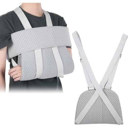 Arm Sling Brace Support Breathable Shoulder Strap Immobilizer Wrist Elbow Forearm Support Fixing Band for Arm Broken Fractured