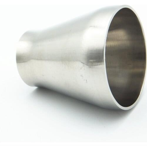 38mm 45mm 51mm 57mm 63mm 76mm 89mm 102mm OD 304 Stainless Steel Sanitary Weld Reducer Pipe Fitting For Homebrew