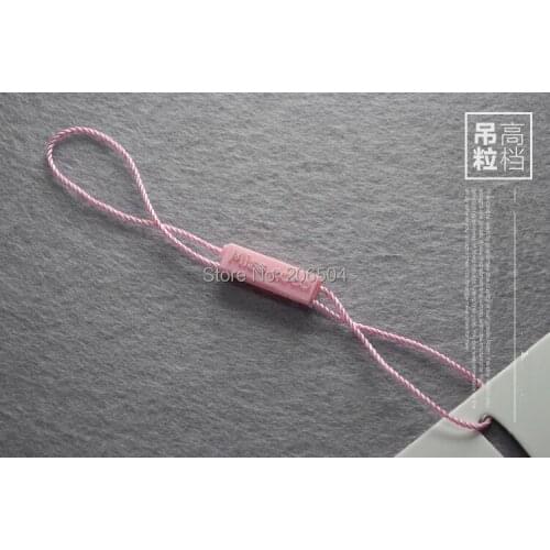 Good quality black hang tag string in apparel,hang tag strings cord for garment,stringing price hangtag or seal tag DHDL508
