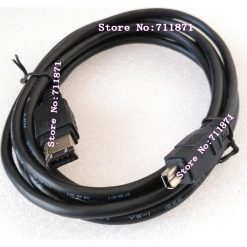 4P to 6Pin Male to Male IEEE 1394 Cable Line IEEE 1394 Firewire Line cable 4Pin Male to 6P Male Firewire 1394 Line wire cord
