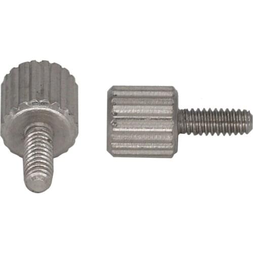 M4 M5 M6 OD 6mm 8mm 10mm 12mm 16mm 20mm 25mm 30mm Length 304 Stainless Steel Fast Tighten Bolt Cylinder Flat Knurled Thumb Screw