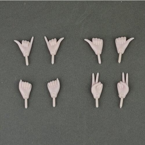 Original Doll hands gesture / Doll Accessories DIY Cosplay White Skin For 1/6 Queen XINYI Lisa Doll Toys for Girls Gift Xmas