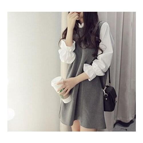 Girl Long Sleeve Autumn Dress Arrivals Dresses For Girls 12 14 Cotton Petal Teenage Fashion Loose