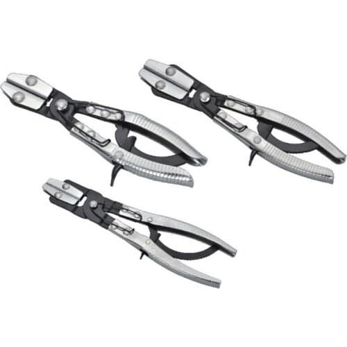 Hose Pinch-Off Pliers 8"/10"/12" Hose Clamp Plier Tool Set Kit Brake Hoses Fuel Hoses Gas Lines Professional