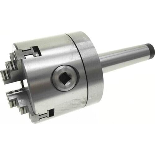 Factory price precision 3 jaw lathe chucks with MS2/MS3/MS4/MS5 shank with 125mm rotary chuck