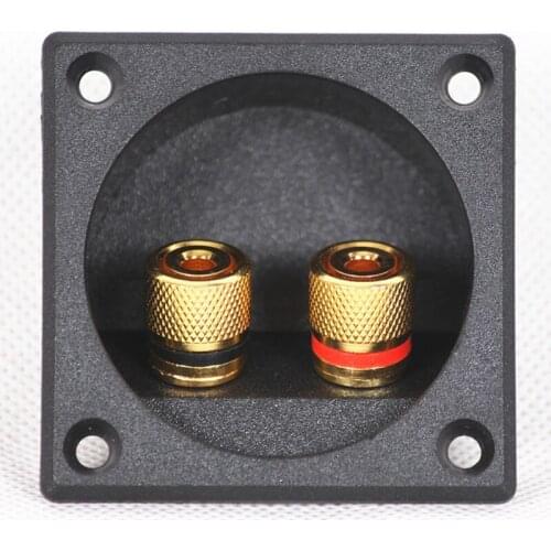 2pcs/lot 57# Two External Positive ABS Material Horn Connection Box Speaker DIY Accessories Opening 49mm