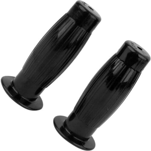 2x 7/8" Hand Grips Handlebar Cafe Racer Bobber Clubman Custom Motorcycle