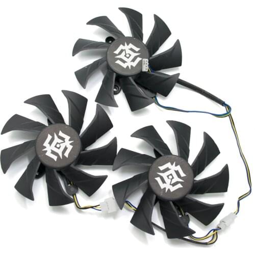 85mm 4PIN 42mm Hole GPU Cooler fan Replace for ZOTAC Geforce GTX1070 8GD5 RTX 2070 8GD6 RTX 2080 8GD6 RTX 2080Ti 11GD6 X GAMING