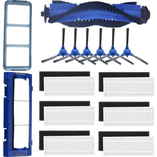Side Brush Filter Brush Cover Replacement Parts Kit for Eufy RoboVac 11S RoboVac 30C RoboVac 30 RoboVac 15C Vacuum Accessories