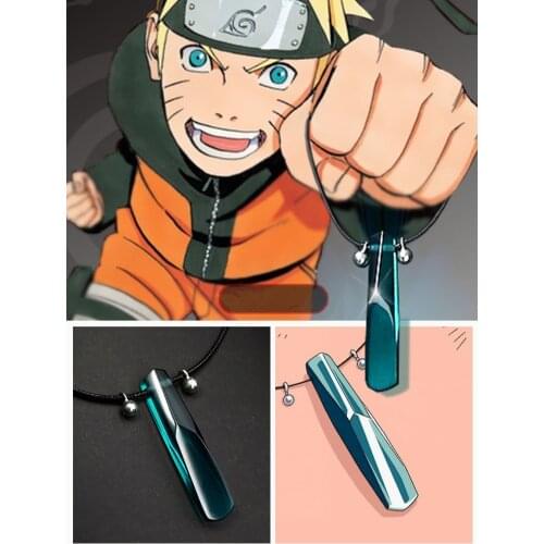Anime Hokage Ninja Limited edition Tsunade Cosplay Accessories Konoha Kakashi Ninja Pendant Resin Necklace Handmade Artware Gift