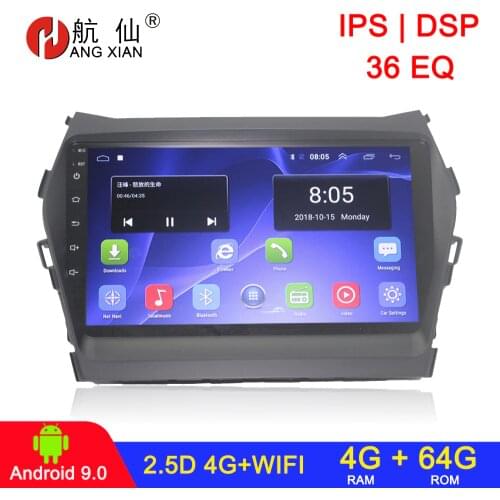 Android 9 Car Radio Multimedia no 2 din android Video Player Navigation GPS for Hundai IX45 Santa Fe 3 Grand 2013-2017 car radio