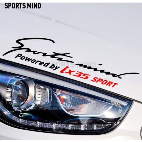Sports Mind Car Styling On Car Lamp Eyebrow Automobiles Car Sticker For hyundai ix35 Car Decal exterior accessories