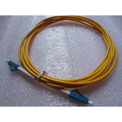 Free Shipping 3.0mm 10 Meters SM Simplex LC/UPC to LC/UPC LC-LC Fiber Optic Patch Cord Jumper Cable
