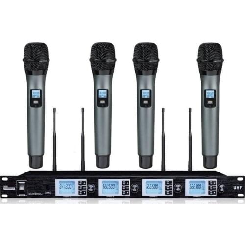 Bolymic Professional wireless karaoke microphone system vocal handheld Microphone System for school meeting church speech